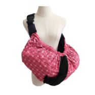 Baby Sling Carry Pouch - Pink Tartan